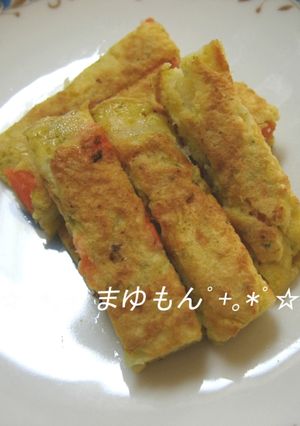 離乳食に☆いつもの野菜で☆お好み焼き-レシピのメイン写真