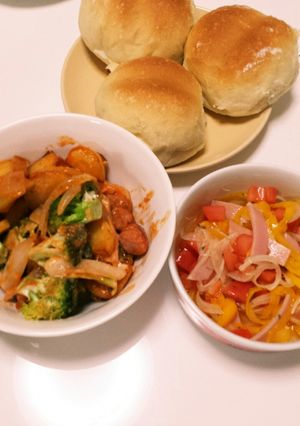 色々野菜のケチャマヨ炒め-レシピのメイン写真