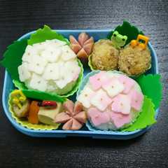 รูปของ ＊あじさいのデコ弁＊