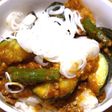 ピリ辛爽快! 夏野菜のカレー麻婆丼