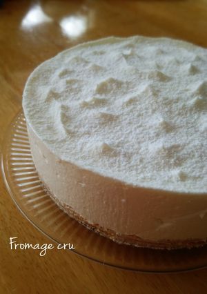 自家製カッテージチーズのレアチーズケーキ-レシピのメイン写真