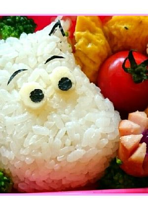 キャラ弁☆ムーミン-レシピのメイン写真