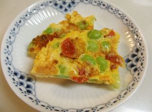 枝豆とトマトのフリッタータ　お弁当　簡単-レシピのメイン写真
