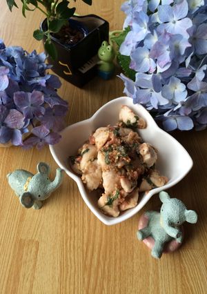 夏レシピ♬ササミの梅和え♪-レシピのメイン写真