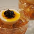 ジュレとキャビアのせ夏野菜のラタトゥイユ