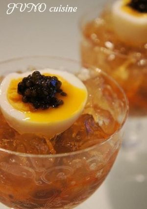 ジュレとキャビアのせ夏野菜のラタトゥイユ-レシピのメイン写真