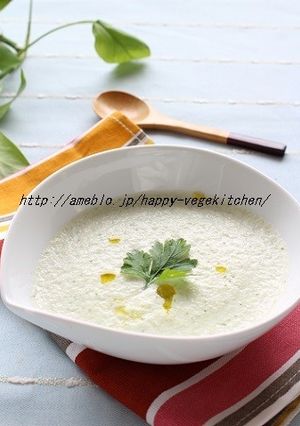 きゅうりと豆乳の冷製スープ-レシピのメイン写真