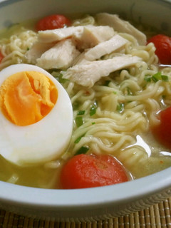 夏にピッタリ♪トマト塩ラーメン♪-レシピのメイン写真