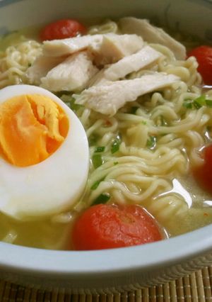 夏にピッタリ♪トマト塩ラーメン♪-レシピのメイン写真