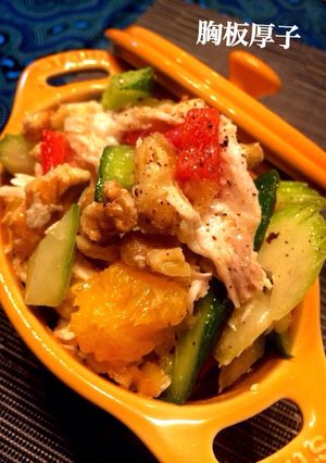 鶏胸肉♪アジアンサラダ 　シズラー風-レシピのメイン写真