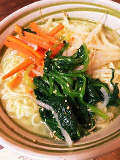 ナムルたっぷり塩ラーメン-レシピのメイン写真