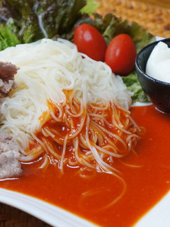 ちょいエスニックなトマトそうめん-レシピのメイン写真