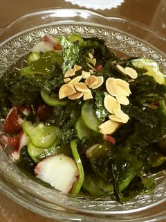 タコときゅうりとワカメの海苔酢の物-レシピのメイン写真