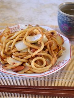 マヨネーズde焼きうどん-レシピのメイン写真