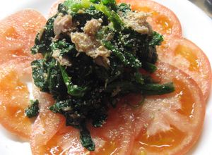 ご飯が進む☆ほうれん草のツナゴマ和え-レシピのメイン写真