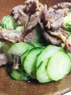 豚スペアリブときゅうりの酢の物-レシピのメイン写真