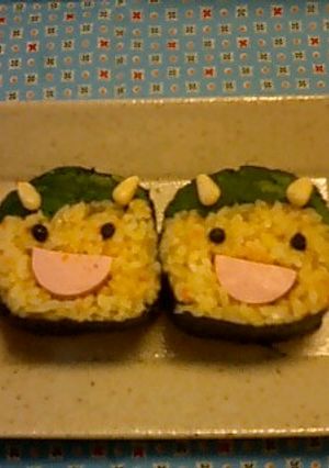 子鬼の太巻き！～節分に☆～-レシピのメイン写真