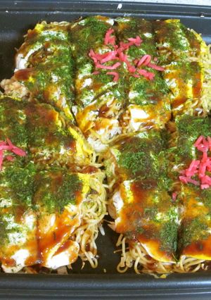 ホットプレートで広島風！お好み焼き-レシピのメイン写真