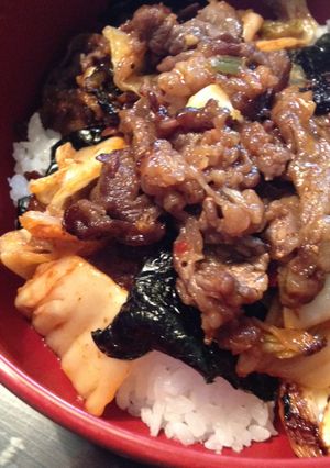 キムチ丼、簡単おいしい！-レシピのメイン写真