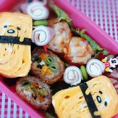 รูปของ 超簡単!!ぐでたまキャラ弁