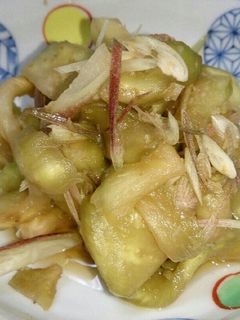なすとみょうがの生姜醤油和え♪-レシピのメイン写真