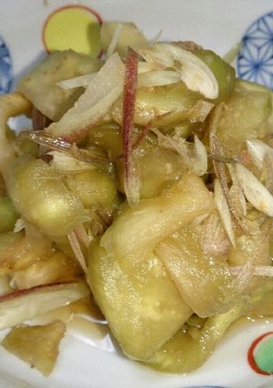 なすとみょうがの生姜醤油和え♪-レシピのメイン写真