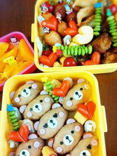 クマちゃんお稲荷さん❤運動会❤キャラ弁-レシピのメイン写真