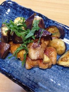 鶏とナスの甘酢あん-レシピのメイン写真