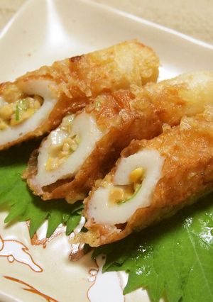 ちくわ納豆揚げ-レシピのメイン写真