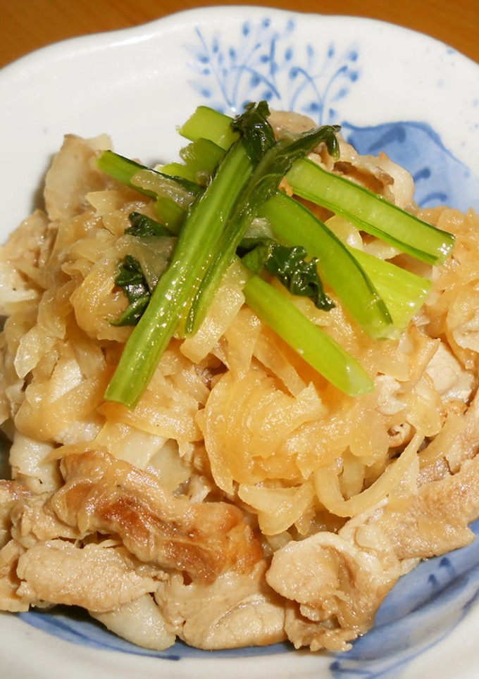 千切り生大根と豚ばら薄切り肉のさっと煮-レシピのメイン写真