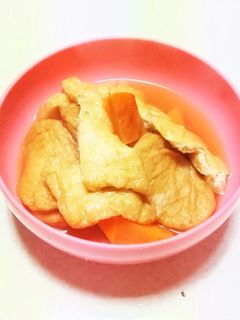 人参油揚げさつま揚げの煮物-レシピのメイン写真