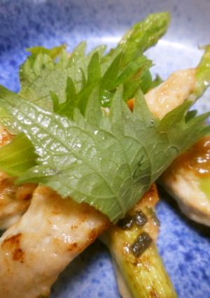 鶏ミンチとアスパラさっぱり味-レシピのメイン写真