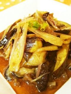 *ナスとみょうがの生姜醤油炒め*-レシピのメイン写真