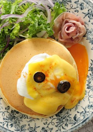 エッグベネディクト風♪パンケーキ-レシピのメイン写真