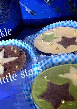 材料一種類★クリスマスのお星様アイス-レシピのメイン写真