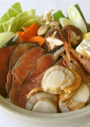 石狩鍋★北海道風秋鮭の味噌鍋★-レシピのメイン写真