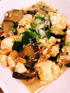 *茄子と豆腐の炒めもの(煎り豆腐風)*-レシピのメイン写真