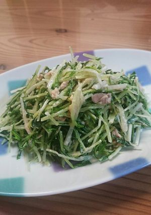 水菜のツナマヨサラダ-レシピのメイン写真