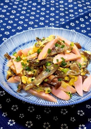 簡単★生きくらげと魚ニソのマヨポン炒め✿-レシピのメイン写真