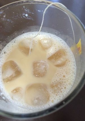 スキムミルクでアイスミルクティー-レシピのメイン写真