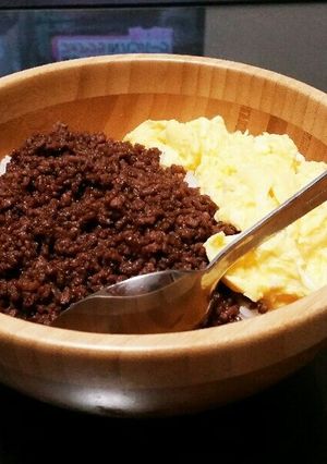 牛そぼろ丼-レシピのメイン写真