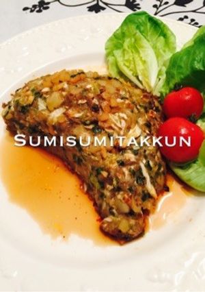 野菜たっぷり餃子ミートローフ♪-レシピのメイン写真