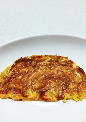 バジルのふわふわオムレツ-レシピのメイン写真