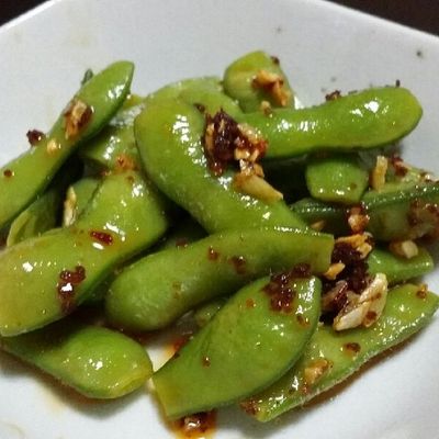 旨辛えだ豆 旨辛♪簡単♪枝豆の旨辛炒め* by YAMATONfam 【クックパッド