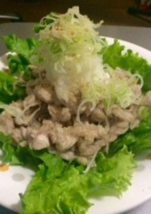 鶏せせりの冷しゃぶ-レシピのメイン写真