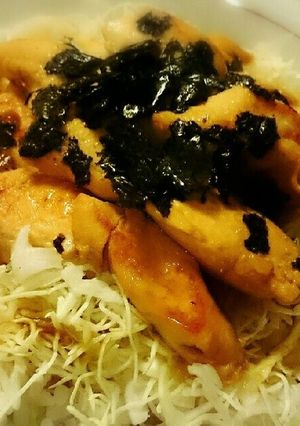 葱&鰹節ご飯のワサビ醤油ささみ丼-レシピのメイン写真