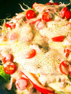 もやしでカサ増し◎野菜と豚肉の重ね蒸し-レシピのメイン写真