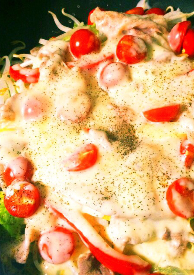 もやしでカサ増し◎野菜と豚肉の重ね蒸し-レシピのメイン写真
