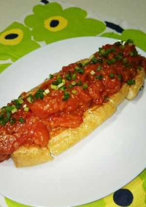 栃尾の油揚げトマトソース乗せ-レシピのメイン写真