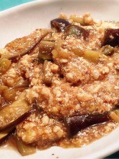 ヘルシー☆肉無し麻婆茄子豆腐!-レシピのメイン写真